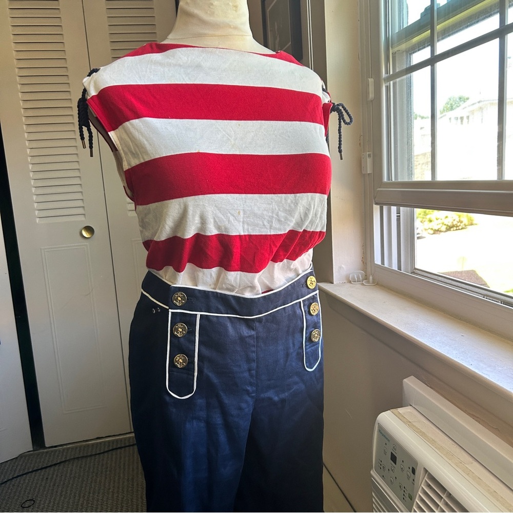 American Living Sailor Set from JCPenney (linen pants and shirt)